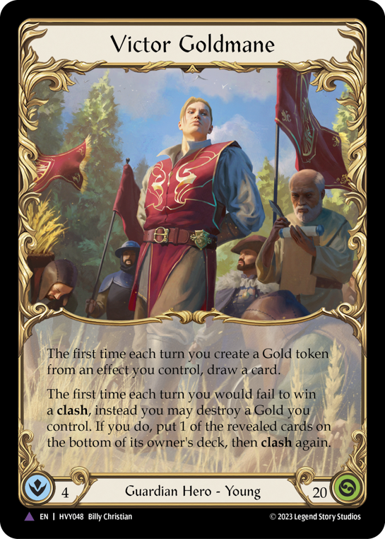 Victor Goldmane - Heavy Hitters - Flesh & Blood TCG - FaB Foundry Victor Goldmane - Heavy Hitters - Flesh & Blood TCG - FaB Foundry
