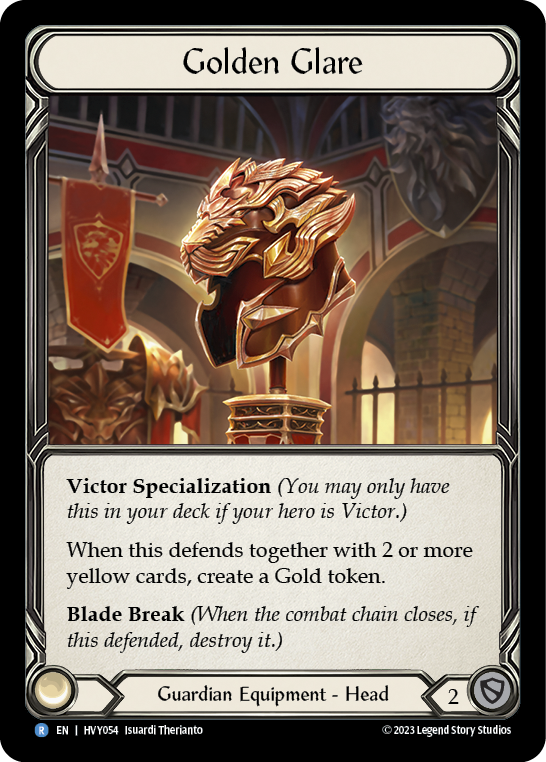 Golden Glare - Heavy Hitters - Flesh & Blood TCG - FaB Foundry