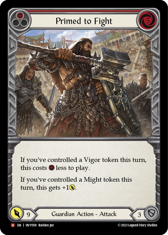 Primed to Fight - Heavy Hitters - Flesh & Blood TCG - FaB