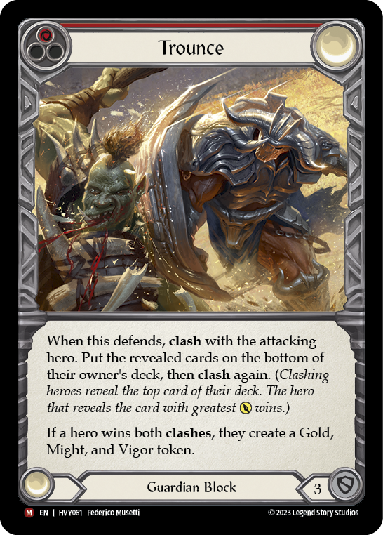heavy hitters flesh and blood card list Trounce - Heavy Hitters - Flesh & Blood TCG