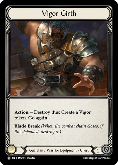 [FaB] 英語版「Vigor Token」Cold Foil Vigor | Token – Fabarmory.com