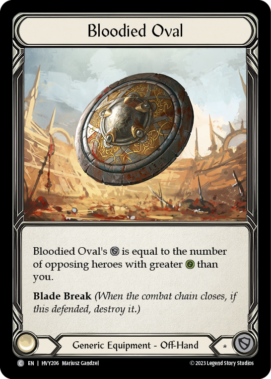 Bloodied Oval - Heavy Hitters - Flesh & Blood TCG - FaB Foundry
