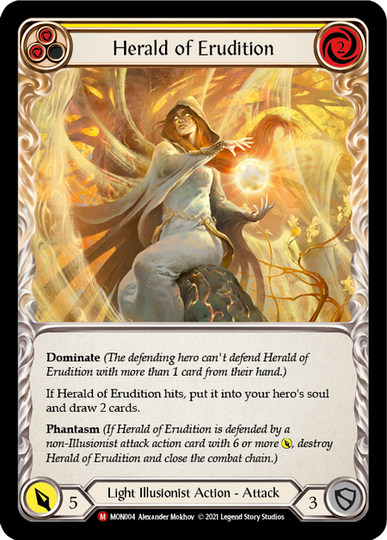 Herald of Erudition - Flesh & Blood TCG - Monarch - FaB Foundry