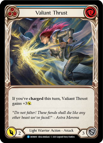 Valiant Thrust - Blue