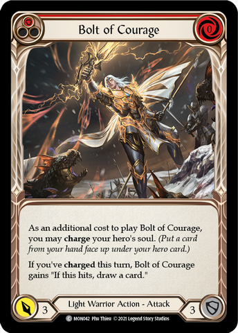 Bolt of Courage - Red
