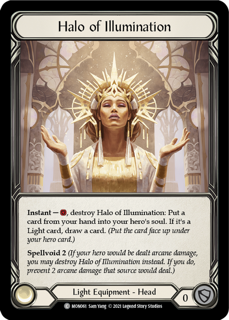 Halo of Illumination - Flesh & Blood TCG - Monarch FaB Foundry Halo of Illumination - Flesh & Blood TCG - Monarch FaB Foundry