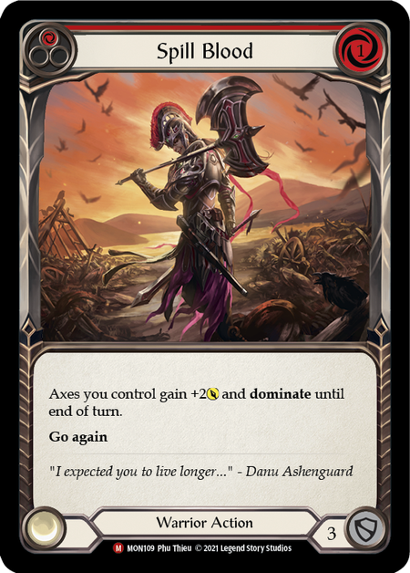 monarch flesh and blood card list Spill Blood - Flesh & Blood TCG - Monarch