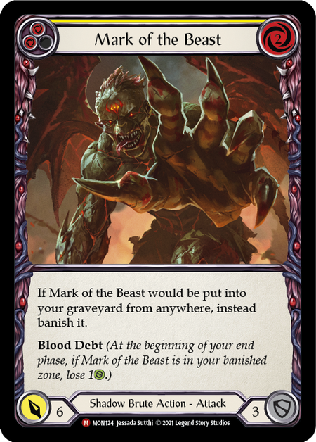 Mark of the Beast - Flesh & Blood TCG - Monarch