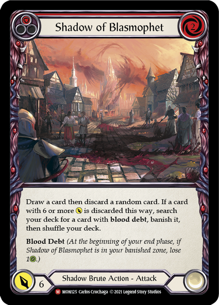 flesh and blood monarch card prices Shadow of Blasmophet - Flesh & Blood TCG - Monarch