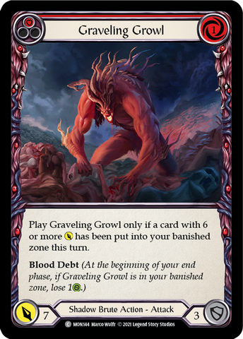 Graveling Growl - Red