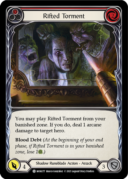 Rifted Torment - Red - Flesh & Blood TCG