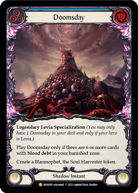 Doomsday - Flesh & Blood TCG - Monarch FaB Foundry Doomsday - Flesh & Blood TCG - Monarch FaB Foundry