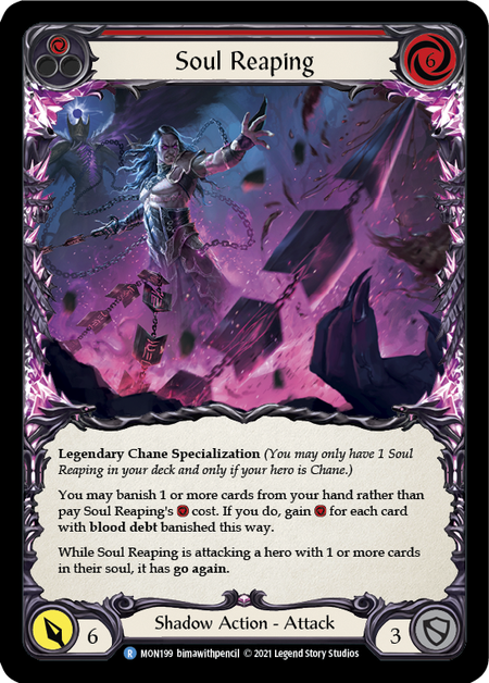 flesh and blood legendary cards Soul Reaping - Flesh & Blood TCG