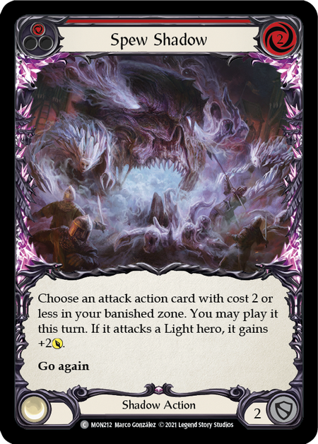Spew Shadow - Red Unlimited Spew Shadow - Red Unlimited
