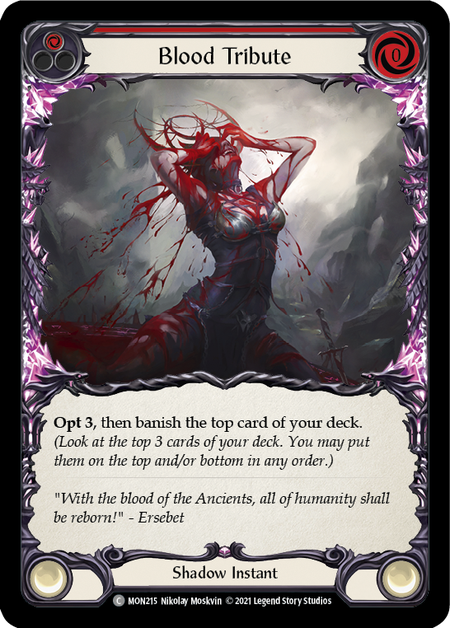 Blood Tribute - Red Unlimited Blood Tribute - Red Unlimited
