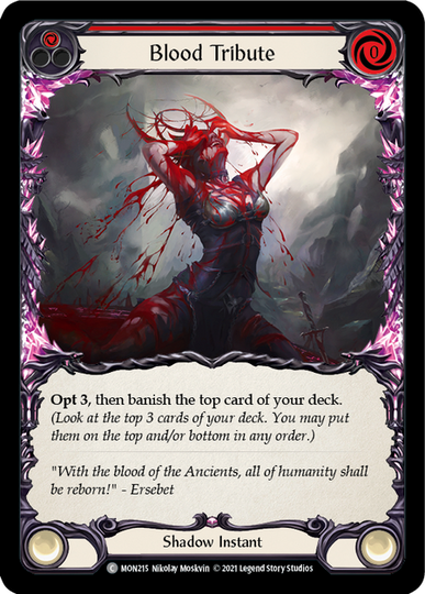 Blood Tribute - Red - Flesh & Blood TCG