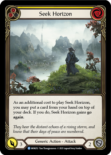 Flesh and Blood 「New Horizon」(RF) NEW Flesh and Blood TCG Products! FIRST STRIKE + Azalea