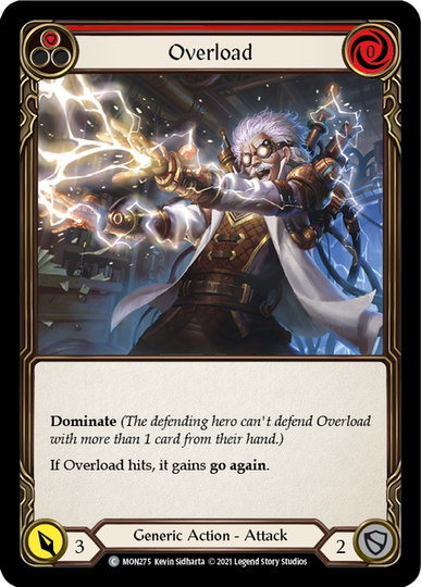 Overload - Red - Flesh & Blood TCG - Monarch – FaB Foundry