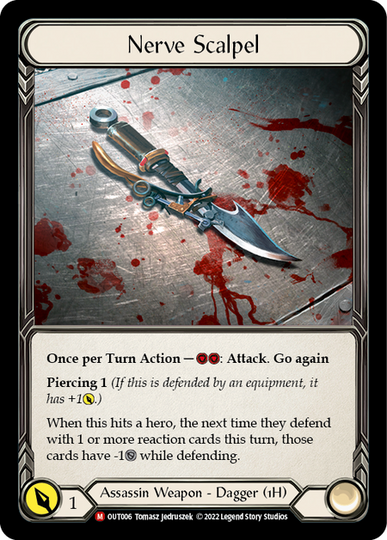 Nerve Scalpel Right - Outsiders - Flesh & Blood TCG - FaB
