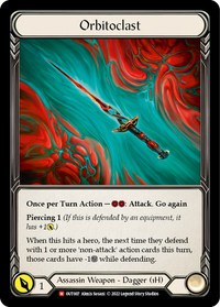 Orbitoclast Left - Outsiders - Flesh & Blood TCG - FaB Foundry Orbitoclast Left - Outsiders - Flesh & Blood TCG - FaB Foundry