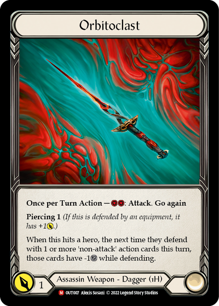 Orbitoclast Left - Outsiders - Flesh & Blood TCG - FaB Foundry
