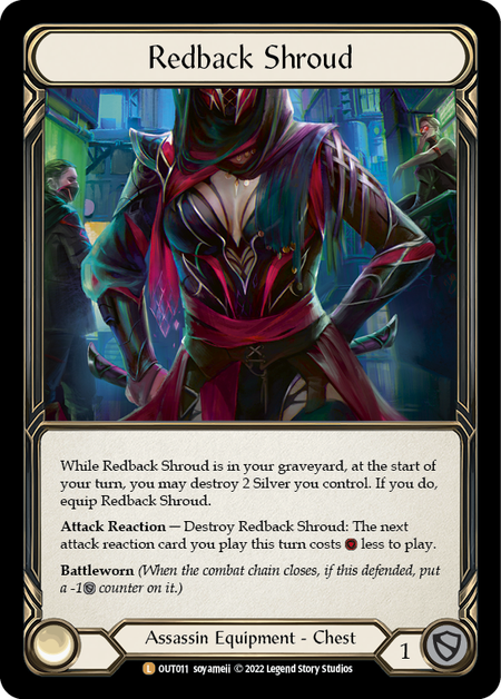 Redback Shroud - Outsiders - Flesh & Blood TCG - FaB Foundry
