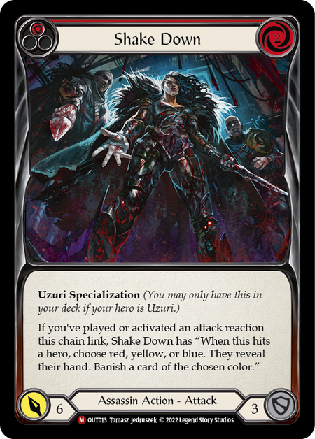 Shake Down - Outsiders - Flesh & Blood TCG - FaB Foundry Shake Down - Outsiders - Flesh & Blood TCG - FaB Foundry