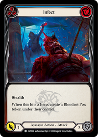Infect Blue - Outsiders - Flesh & Blood TCG - FaB Foundry Infect Blue - Outsiders - Flesh & Blood TCG - FaB Foundry