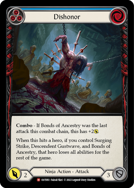 Dishonor - Outsiders - Flesh & Blood TCG - FaB Foundry