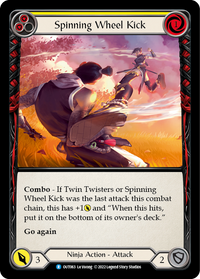 Spinning Wheel Kick - Yellow