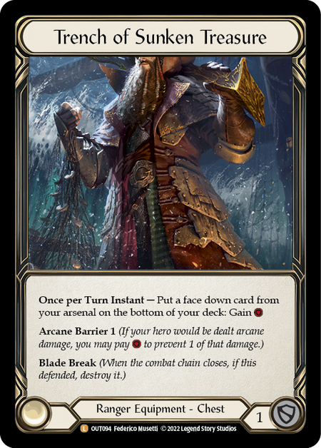 Trench of Sunken Treasure - Outsiders - Flesh & Blood TCG - FaB Trench of Sunken Treasure - Outsiders - Flesh & Blood TCG - FaB