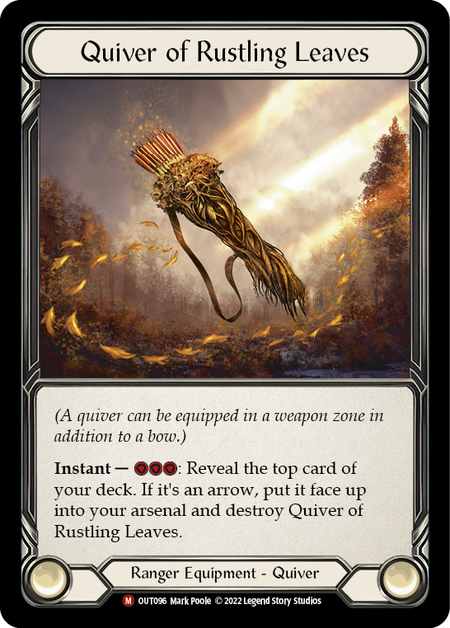 Quiver of Rustling Leaves- Outsiders - Flesh & Blood TCG - FaB Foundry