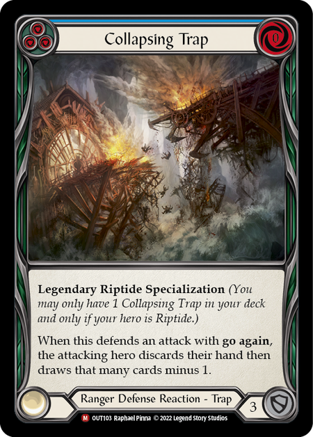 Collapsing Trap - Outsiders - Flesh & Blood TCG - FaB Foundry Collapsing Trap - Outsiders - Flesh & Blood TCG - FaB Foundry