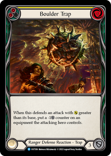 Boulder Trap - Outsiders - Flesh & Blood TCG