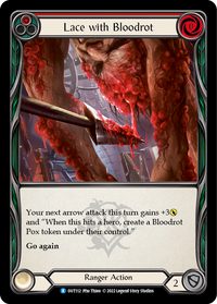 Lace with Bloodrot - Outsiders - Flesh & Blood TCG - FaB Foundry Lace with Bloodrot - Outsiders - Flesh & Blood TCG - FaB Foundry