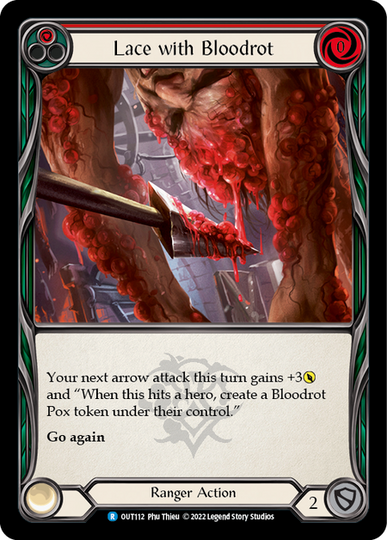 Lace with Bloodrot - Outsiders - Flesh & Blood TCG - FaB Foundry Lace with Bloodrot - Outsiders - Flesh & Blood TCG - FaB Foundry