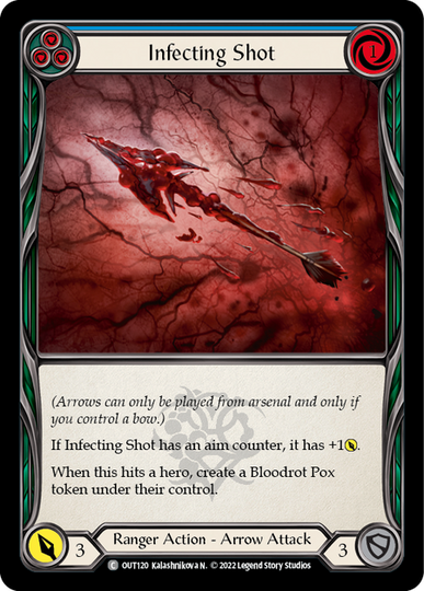 Infecting Shot Blue - Outsiders - Flesh & Blood TCG - FaB Foundry