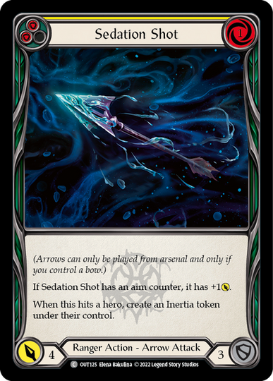 Sedation Shot Yellow - Outsiders - Flesh & Blood TCG - FaB