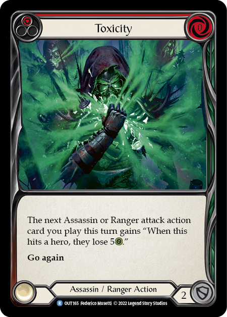 Toxicity Red - Outsiders - Flesh & Blood TCG - FaB Foundry