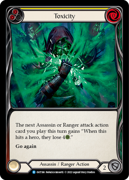 Toxicity Yellow - Outsiders - Flesh & Blood TCG - FaB Foundry