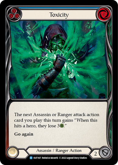 Toxicity Blue - Outsiders - Flesh & Blood TCG - FaB Foundry