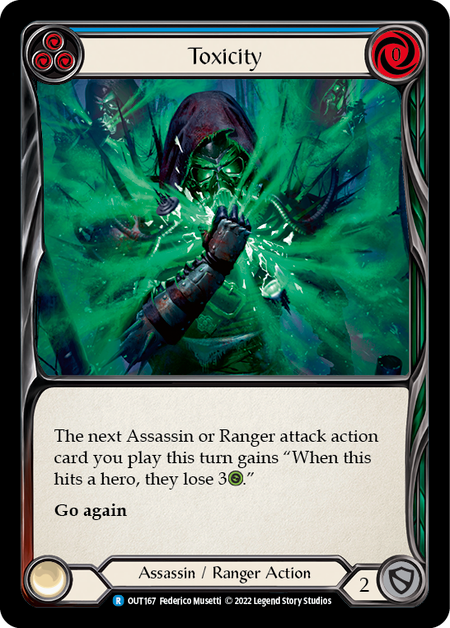 Toxicity Blue - Outsiders - Flesh & Blood TCG - FaB Foundry