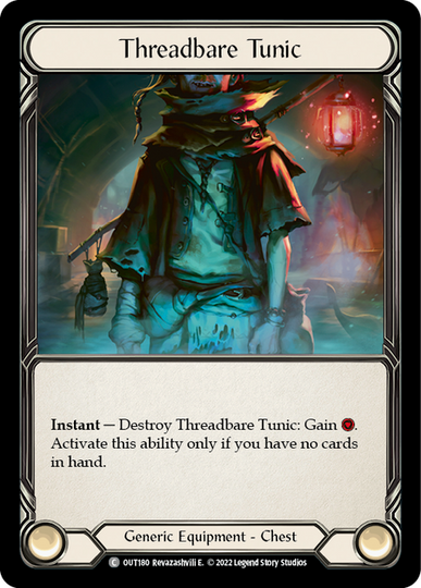 Threadbare Tunic - Outsiders - Flesh & Blood TCG - FaB Foundry