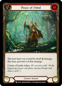 Peace of Mind Red - Outsiders - Flesh & Blood TCG - FaB Foundry Peace of Mind Red - Outsiders - Flesh & Blood TCG - FaB Foundry