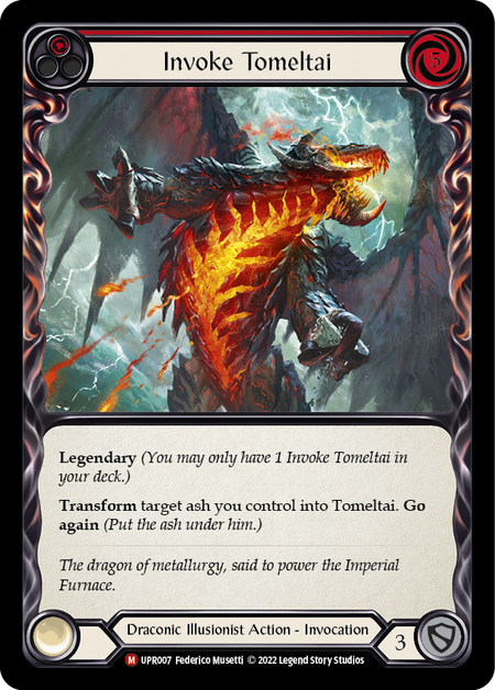 Invoke Tomeltai - Uprising - Flesh & Blood TCG FaB Foundry Invoke Tomeltai - Uprising - Flesh & Blood TCG FaB Foundry