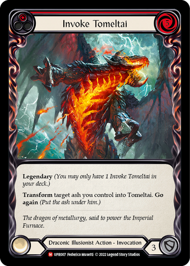 Invoke Tomeltai - Uprising - Flesh & Blood TCG – FaB Foundry