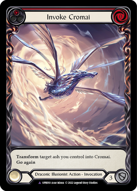 Invoke Cromai Extended Art - Uprising - Flesh & Blood TCG – FaB Invoke Cromai Extended Art - Uprising - Flesh & Blood TCG – FaB