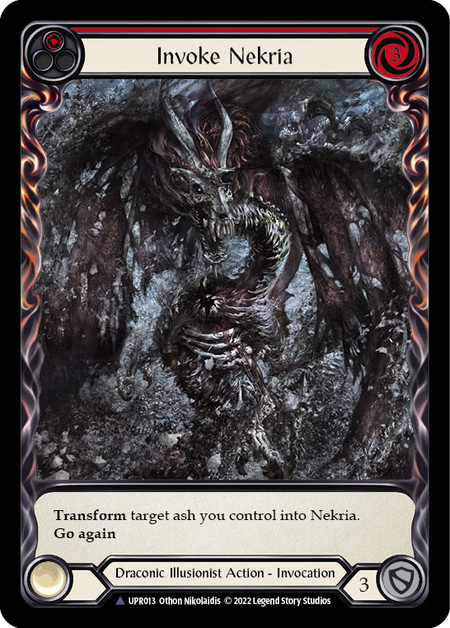 flesh and blood uprising card prices Invoke Nekria Extended Art - Uprising