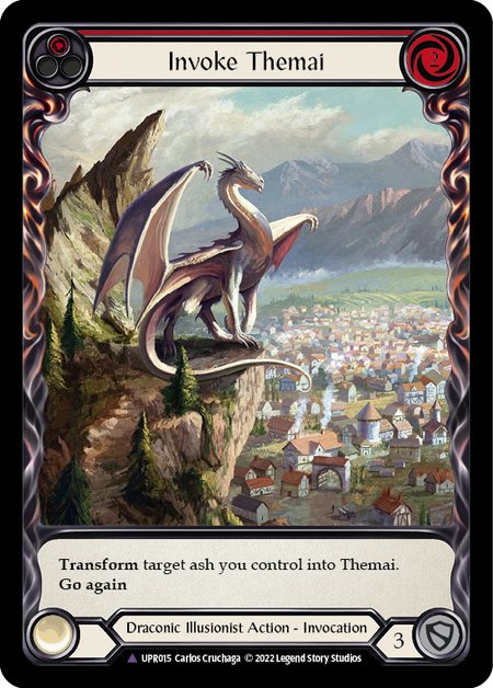 Invoke Themai Extended Art - Uprising - Flesh & Blood TCG – FaB Invoke Themai Extended Art - Uprising - Flesh & Blood TCG – FaB