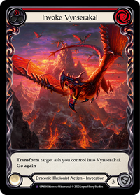Invoke Vynserakai Extended Art - Uprising - Flesh & Blood TCG Invoke Vynserakai Extended Art - Uprising - Flesh & Blood TCG